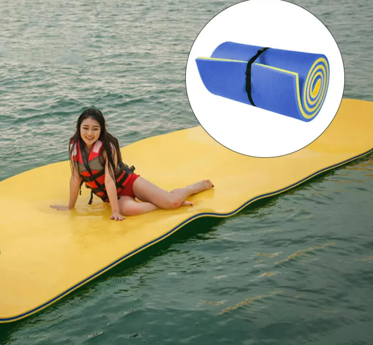 🌊 Floating Water Sports Mat – Durable, Portable & Fun for Beach, Lake & Pool